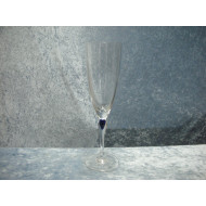 Blå Safir / Blå Dråbe glas, Champagnefløjte, 21.2x5.5 cm