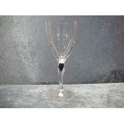 Blå Safir / Blå Dråbe glas, Portvin / Hedvin, 14.8x6 cm
