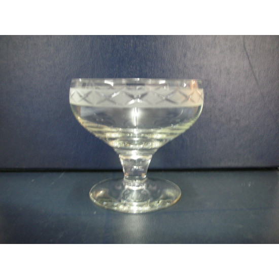 Ejby glass, Champagne / Dessert bowl, app. 9x9 cm, Holmegaard