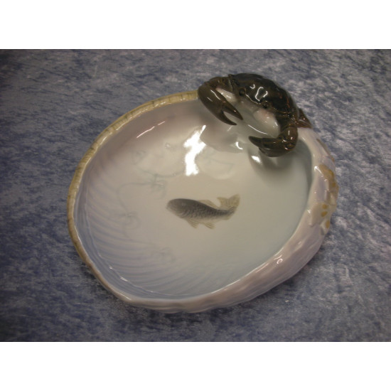 Lobster bowl no. 3498, 5x19x18 cm, 1 sorting, Royal Copenhagen