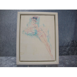 Christel picture with gift, 28x21.5 cm