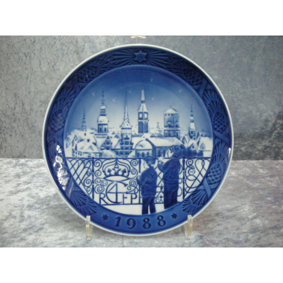 Christmas Plate 1988, 18.5 cm, Factory first, Royal Copenhagen