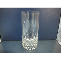 Vintage krystalglas, Vand / Øl / Sjus glas, 15x6.5 cm, S