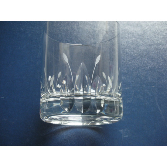 Vintage crystal glass, Water / Beer / Drinks glass, 15x6.5 cm, S
