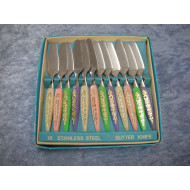 12 Butter knives in 18 stainless steel, 11 cm