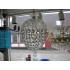 Lysekrone / Loftlampe med glas prismer, 40x25 cm uden kæde