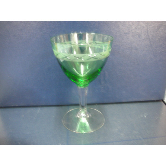 Ejby glass, White Wine green, 12x7.5 cm, Holmegaard