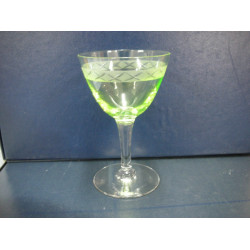 Ejby glass, White Wine light green, app. 12x7.5 cm, Holmegaard