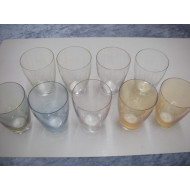 9 små Vand / Juice glas, 8x5.5 cm