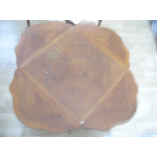 Table with 4 flaps, 60.5x53x53 / 60.5x78x78 cm