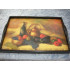Black Wooden Tray with handles, 41.5x29.5 cm