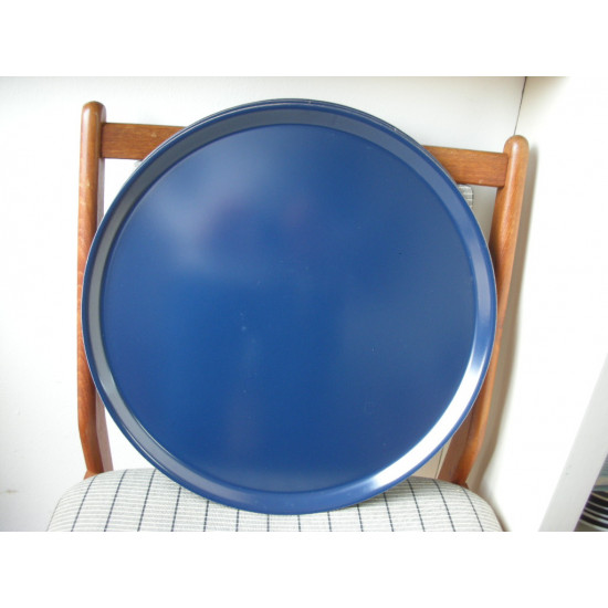 Large round blue Tray, 43 cm, Melform