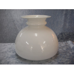 Glas Kuppel hvid, 20x22 cm Holmegaard