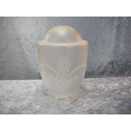 Glass Dome in frosted glass with sandings, 17x11 cm Holmegaard