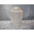 Glas Kuppel i matteret glas med slibninger, 17x11 cm Holmegaard