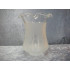Glas Kuppel / Tulpel i matteret og klart glas med mønster, 20.5x16.5 cm