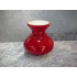 Glas Kuppel rød, 10x9 cm, Holmegaard