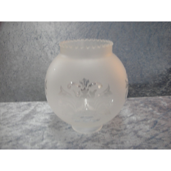 Glass Dome round with grooved top, 12.5 cm, Holmegaard
