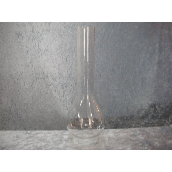 Lamp glass onion shape, 30.5 cm in height and 7.4 cm in diameter at the bottom