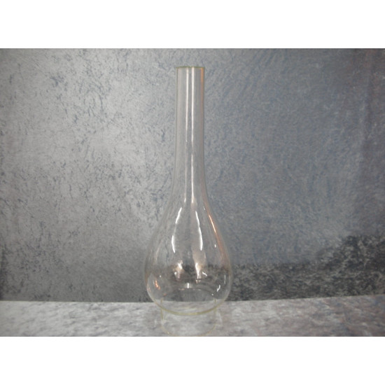 Lamp glass onion shape, 33.5 cm in height and 7.5 cm in diameter at the bottom