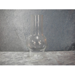 Lamp glass onion shape, 15 cm in height and 5.2 cm in diameter at the bottom