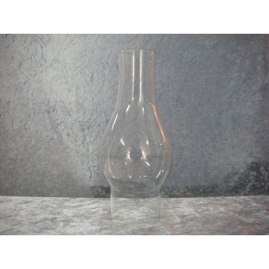 Lamp glass onion shape, 17 cm in height and 5.4 cm in diameter at the bottom