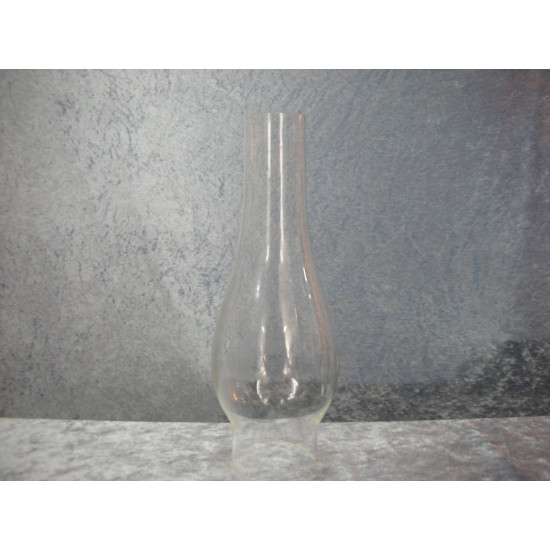 Lamp glass onion shape, 25 cm in height and 6.4 cm in diameter at the bottom