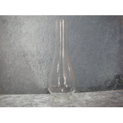 Lamp glass onion shape, 19.8 cm in height and 3.7 cm in diameter at the bottom