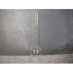 Lampeglas, 26 cm i højden og 6.1 cm i diameter i bunden