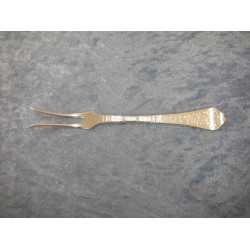 Antique Rococo silver plated, Cold cuts fork, 14 cm, O.V. Mogensen-1
