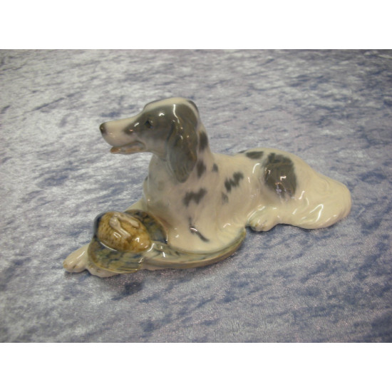Setter with pheasant no 1533, 8x16.5 cm, Factory first, RC