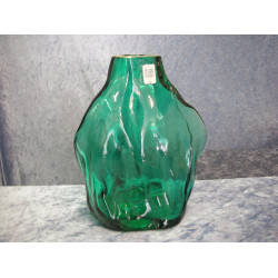 Unique glass, Ole Kortzau, Vase, 18.5x15 cm, Holmegaard