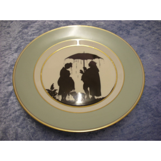 H. C. Andersen Silhuette plate no 2, 24.5 cm, Factory first, RC