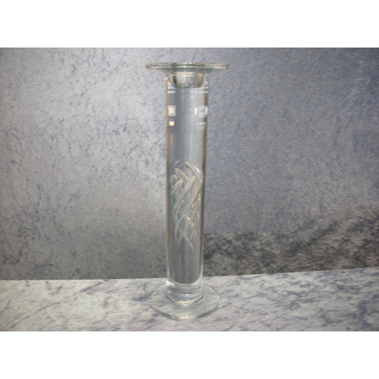 High Life glass, Candle stick, 24.5 cm, Holmegaard