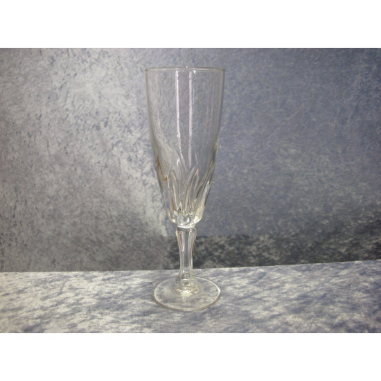 French glass, Champagne flute, 18x5.8 cm