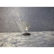 Lis glas sort, Snaps, 6.3x5 cm, Kastrup