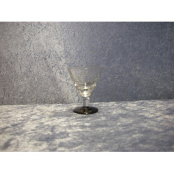 Lis glas sort, Snaps, 6.3x5 cm, Kastrup