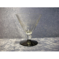 Lis glas sort, Rødvin, 11x9.5 cm, Kastrup