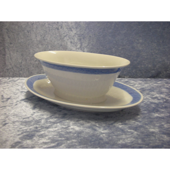 Blue Fan, Sauce boat / Gravy bowl no 11550, 8x22x12.5 cm, RC