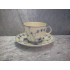 Fluted plain, Coffee cup set no 81+82, 6.7x8 cm, RC