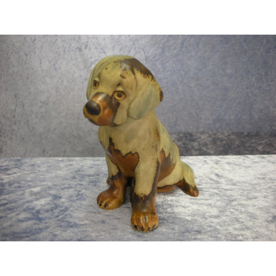 Sct. Bernhard puppy Stoneware No 1926, 12.5 cm, Factory first, B&G
