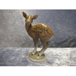Deer on base no 1929, 17.5 cm, Factory first, B&G