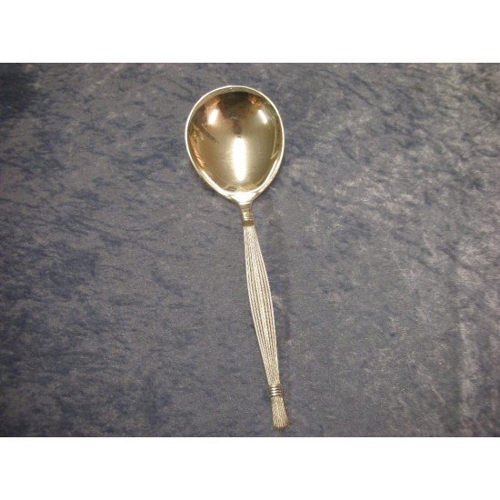 Gitte silverplate, Serving spoon, 21.8 cm-2