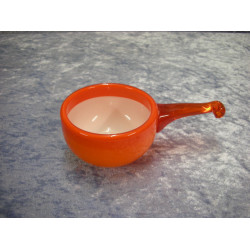 Palet orange red, Bowl with handle, 5.5x16.5x9 cm, Holmegaard