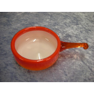 Palet orange red, Bowl with handle, 4.5x19x12 cm, Holmegaard