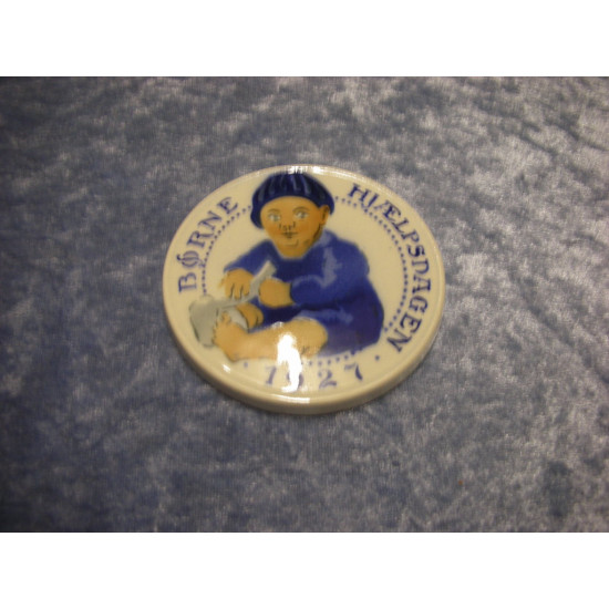 Childrens help Day, 1927, 8.8 cm, Factory first, Aluminia
