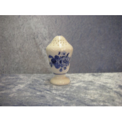 Blue Flower curved, Salt shaker no 1406, 8.5 cm, Factory first, RC