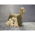 Poodle dog with puppies, 14x16 cm, Lladro Spain