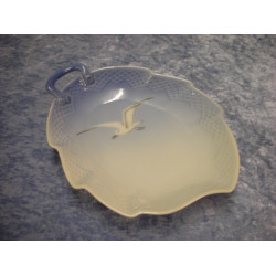 Seagull without gold, Dish leaf no 199, 25x19 cm, B&G