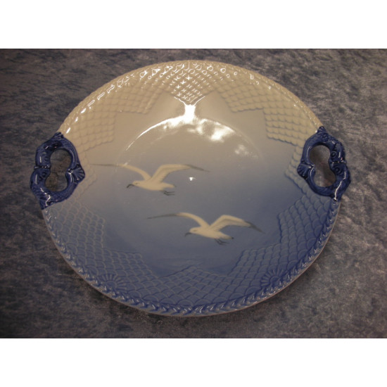 Seagull without gold, Dish with handles / ears no 101, 26.5x25 cm, B&G